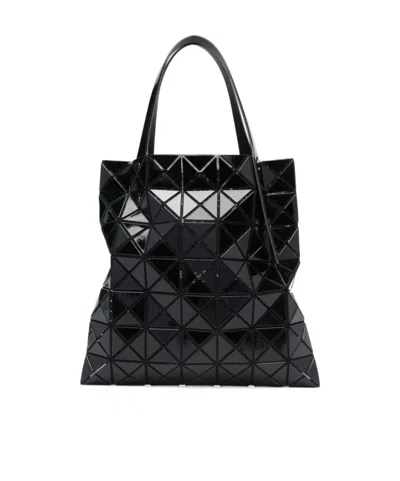 Bao Bao Issey Miyake Lucent Geometric-pattern Shoulder Bag In Black