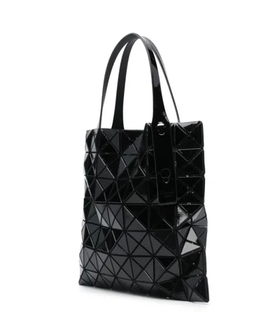 Bao Bao Issey Miyake Lucent Geometric-pattern Shoulder Bag In Black