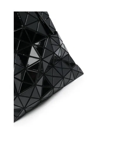 Bao Bao Issey Miyake Lucent Geometric-pattern Shoulder Bag In Black