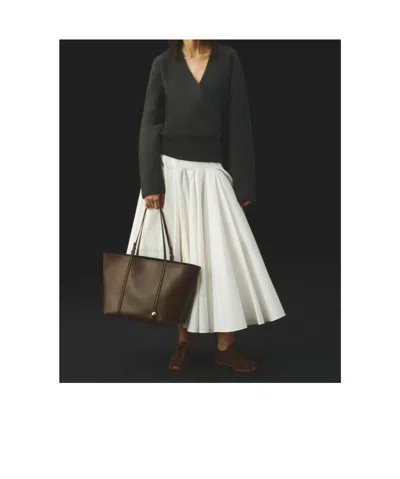 Jacquemus Double Handle Shoulder Bag In Brown