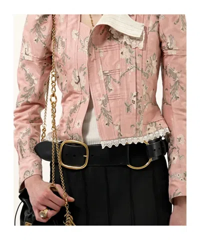 Chloé Maxi Skirt With Sheer Overlay And Flowy Design In Black