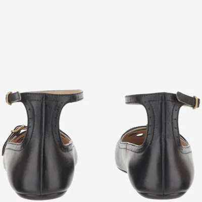 Chloé Black Misty Ballerinas In Black