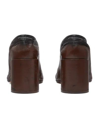 Mm6 Maison Margiela Décolleté "anatomic" In Brown