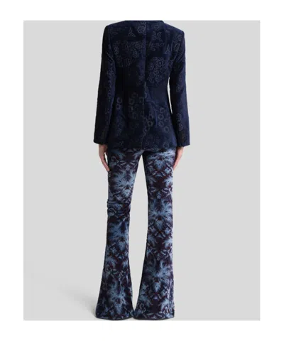Etro Chenille Jacquard Jacket In Black