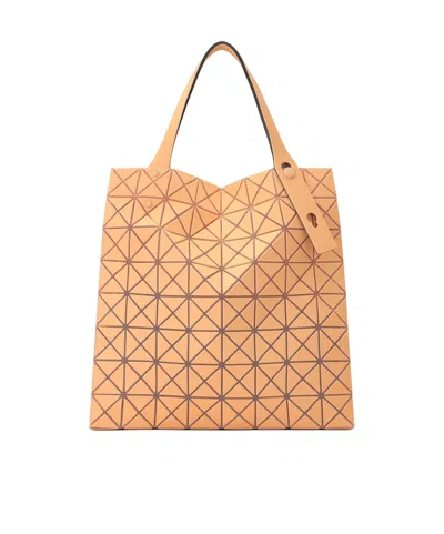 Issey Miyake Double Handle Handbag In Brown