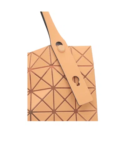 Issey Miyake Double Handle Handbag In Brown