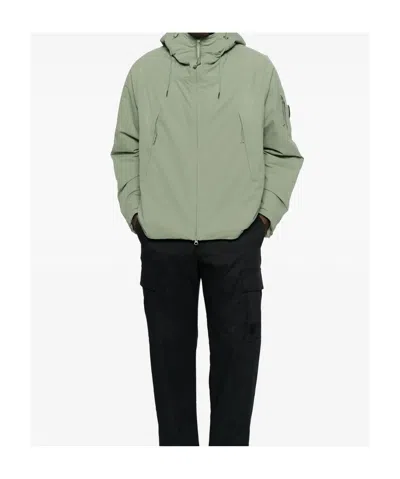 C.p. Company Outerwear Medium Jacket In Pro-tek Clothing In Green