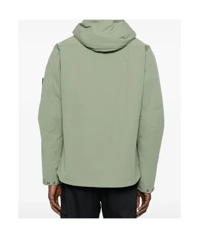 C.p. Company Outerwear Medium Jacket In Pro-tek Clothing In Green