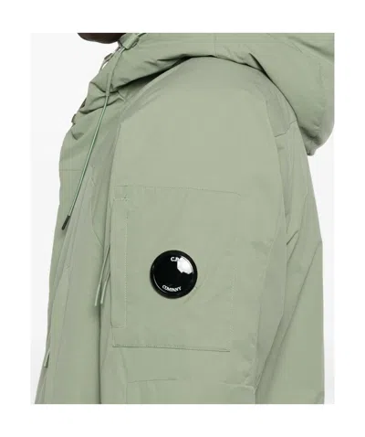 C.p. Company Outerwear Medium Jacket In Pro-tek Clothing In Green