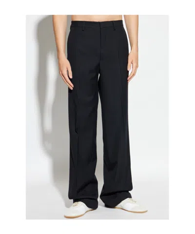 Dries Van Noten Belt Loop Casual Pants In Black
