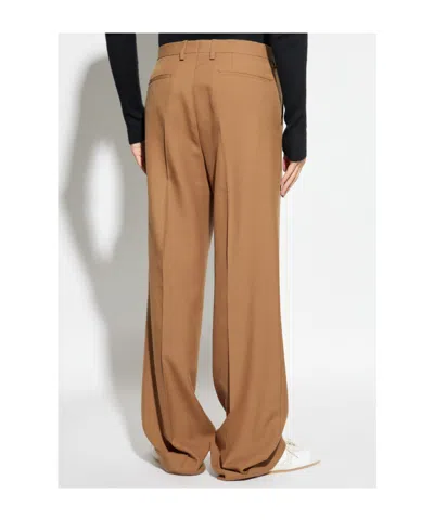 Dries Van Noten Belt-loop Casual Pants In Brown