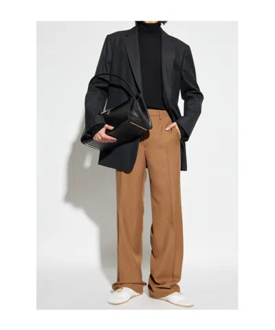 Dries Van Noten Belt-loop Casual Pants In Brown