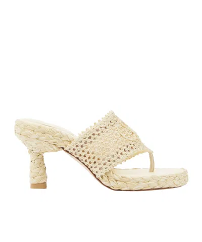 Chloé Isla Crochet Espadrille Sandal In Neutral