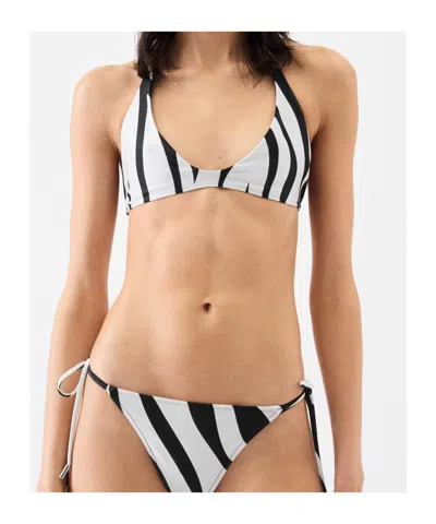 Jacquemus The Isola Bikini Top In White