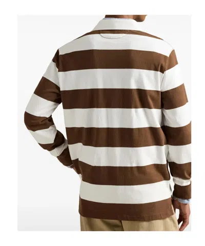 Polo Ralph Lauren Structured Fit Rugby Polo With Traditional Collar In White