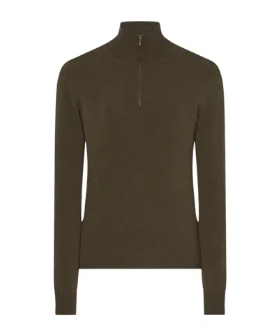 The Row Lalea Stretch-knit Top In Brown