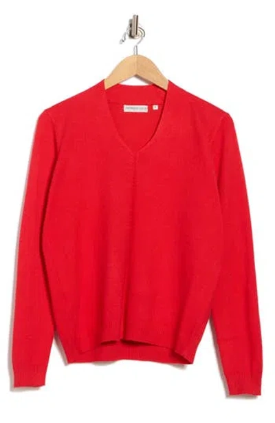 Patrizia Luca V-neck Sweater In Red