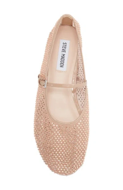 Steve Madden Julietta Mary Jane Flat In Neutral