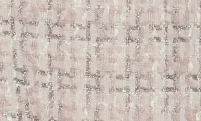 Calvin Klein Open Front Tweed Crop Jacket In Neutral