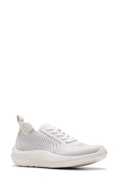 Clarks Solevana Style Sneaker In White
