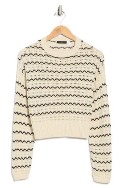 Rd Style Stripe Open Stitch Sweater In Multi