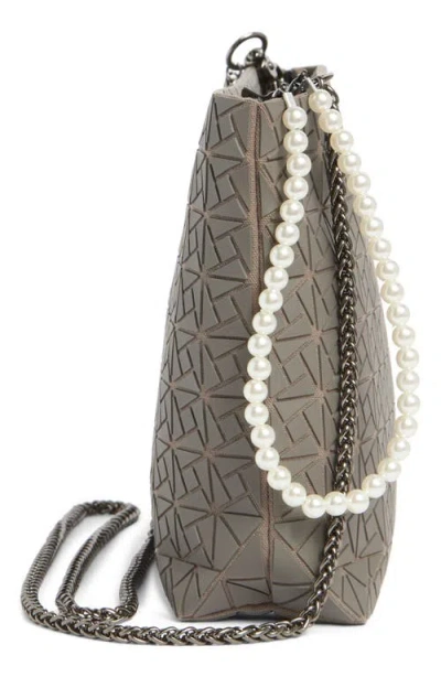 Patrizia Luca Box Pattern Clutch In Gray