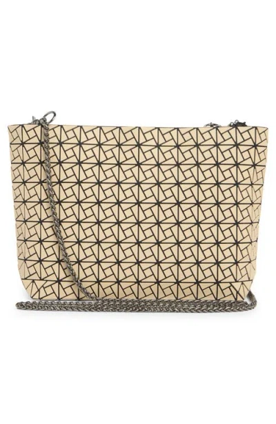 Patrizia Luca Box Pattern Clutch In Brown