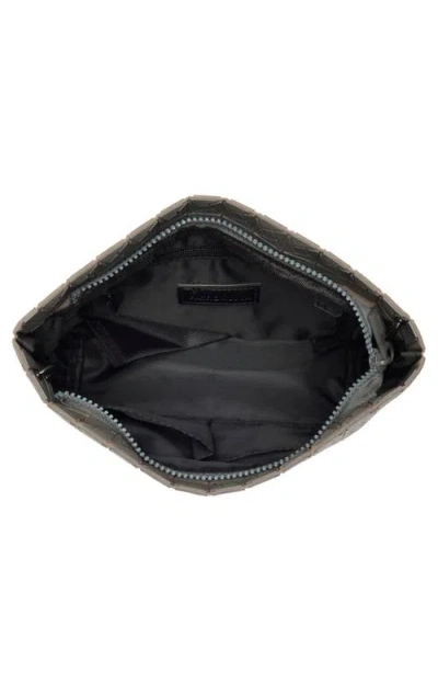 Patrizia Luca Box Pattern Clutch In Gray