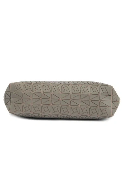 Patrizia Luca Box Pattern Clutch In Gray