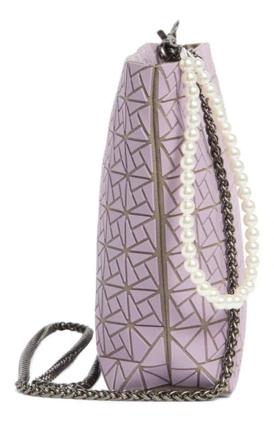Patrizia Luca Box Pattern Clutch In Purple