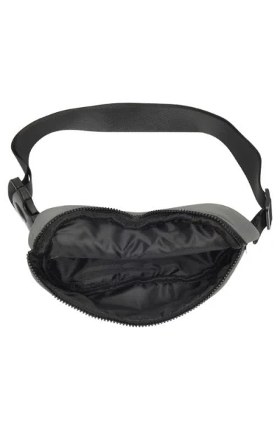 Patrizia Luca Neoprene Belt Bag In Gray