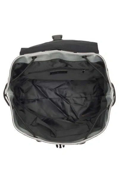 Patrizia Luca Slanted Triangle Backpack In Silver