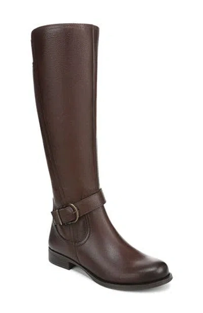 Naturalizer Women's Jaya Knee High Block Heel Riding Boots In Burgundy