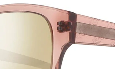 Revo Daphne Oversized Acetate Cat-eye Sunglasses In Brown