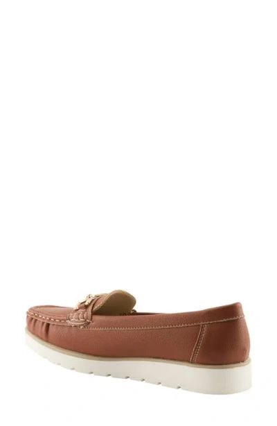 Patrizia By Spring Step Azael Moc Toe Flat In Brown