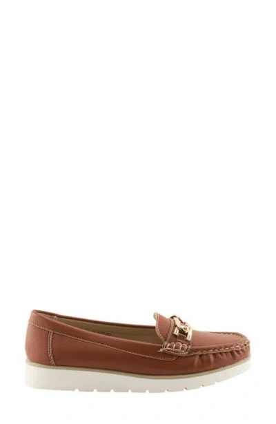 Patrizia By Spring Step Azael Moc Toe Flat In Brown