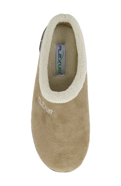 Flexus By Spring Step Ivana Scuff Slipper In Neutral