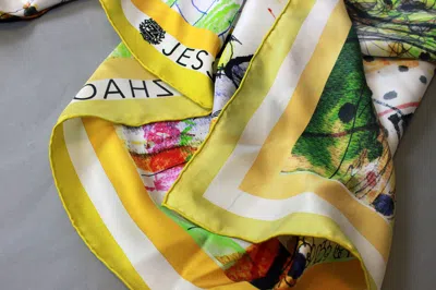 Jessie Zhao New York Silk Scarf Of Wonderful World: Once Upon A Time In Multi