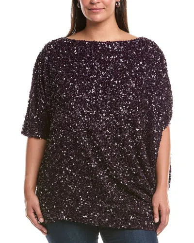 Marina Rinaldi Plus Dorotea Poncho In Brown