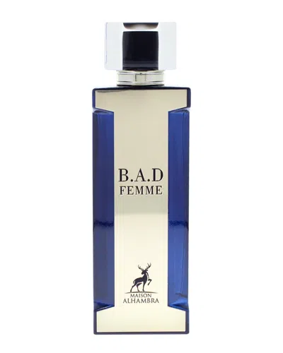 Maison Alhambra Women's 3.4oz B.a.d Edp In Transparent