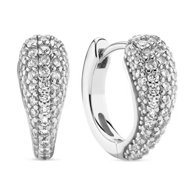 Sif Jakobs Jewellery Earrings Goccia Circolo In Silver