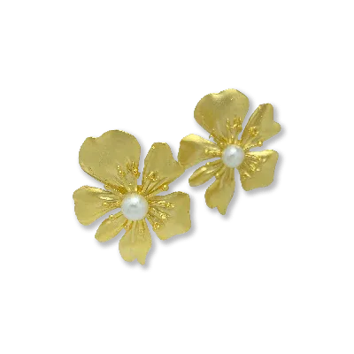 Eunoé Women's Gold Flores Earrings In Gold