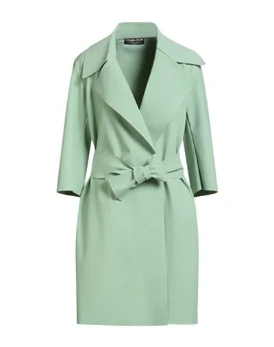 Chiara Boni La Petite Robe Woman Overcoat & Trench Coat Sage Green Size L Polyamide, Elastane In Green
