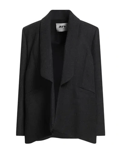 Maison Rabih Kayrouz Woman Blazer Charcoal Size 8 Virgin Wool In Multi