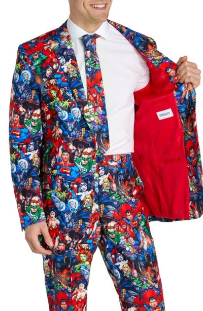 Opposuits Dc Comics Mens 3-pc. Suit Set In Multi