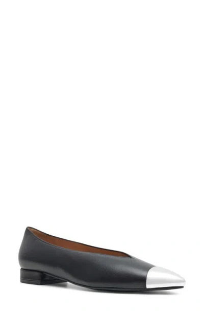 Jon Josef Real Pointed Cap Toe Pump In Black
