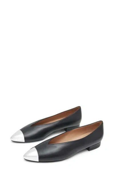 Jon Josef Real Pointed Cap Toe Pump In Black