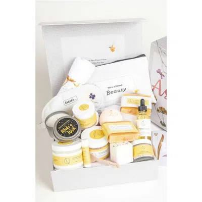 Lizush Cheer Up Citrus Sunshine Gift Basket, Natural Care Package In Multi