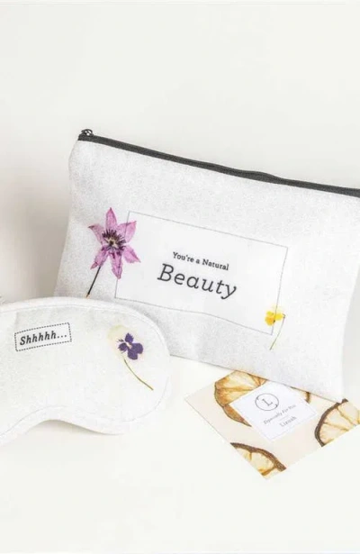 Lizush Cheer Up Citrus Sunshine Gift Basket, Natural Care Package In Multi