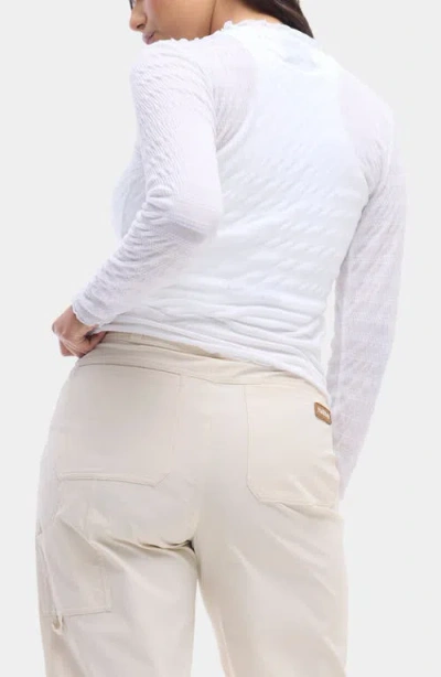 Halfdays Ynes Texture Top In White